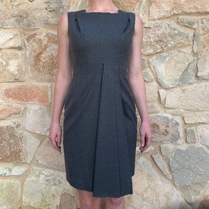 Tahari | grey sheath dress